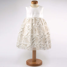 Load image into Gallery viewer, Lucy - Girls Embroidered Leaves Dress