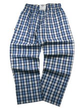 Load image into Gallery viewer, Unisex &#39;Alix&#39; Blue Summer Check Lounge Pants