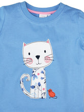 Load image into Gallery viewer, Girls cute cat slim fit pyjamas