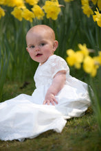 Load image into Gallery viewer, Nessa - Traditional Lace Bodice Christening Robe with Matching Bonnet