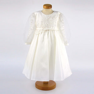 Annabelle - Crystal and Lace 3/4 length Bridesmaid Dress, Party Dress.