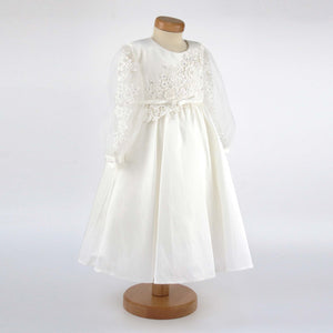 Annabelle - Crystal and Lace 3/4 length Bridesmaid Dress, Party Dress.