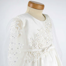 Load image into Gallery viewer, Annabelle - Crystal and Lace 3/4 length Bridesmaid Dress, Party Dress.