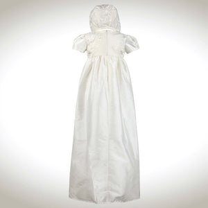 Harmony - Traditional Lace Christening Gown with Matching Bonnet