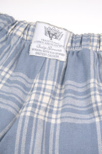 UNISEX Lounge Pant - JAY soft blue check trouser