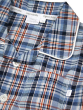 Load image into Gallery viewer, Blue Summertime Check Shortie Pyjama
