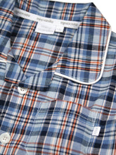 Load image into Gallery viewer, Blue Summertime Check Cotton Pyjama Set