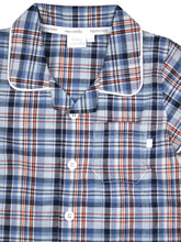 Load image into Gallery viewer, Blue Summertime Check Shortie Pyjama