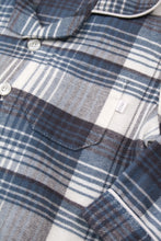 Load image into Gallery viewer, Boys Birley Check winter PJs in Grey, Teal and winter white