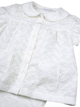 Load image into Gallery viewer, Girls Natural White Embroidery Anglaise Shortie Pyjamas