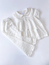 Load image into Gallery viewer, Girls Natural White Summer Embroidery Anglaise Pyjamas