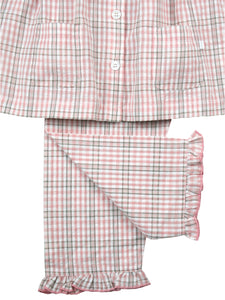 Pink and White Check Pyjamas