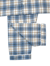 Load image into Gallery viewer, Classic Check PJs in Faded Denim Blue