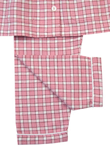 Peony Pink Check Pyjamas