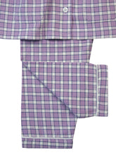 Load image into Gallery viewer, Lavender Check Pyjamas for Girls