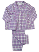 Load image into Gallery viewer, Lavender Check Pyjamas for Girls
