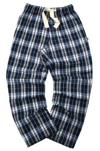 UNISEX Lounge Pant - STOKE Navy Check design trouser