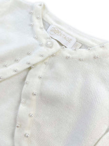 Valentina - Girls Ivory Bolero Cardigan