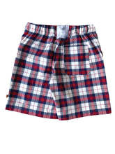 Load image into Gallery viewer, Unisex Red Check Pyjama Lounge shorts