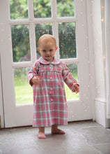 Load image into Gallery viewer, Girls Traditional Pink Check Cotton Night Dress
