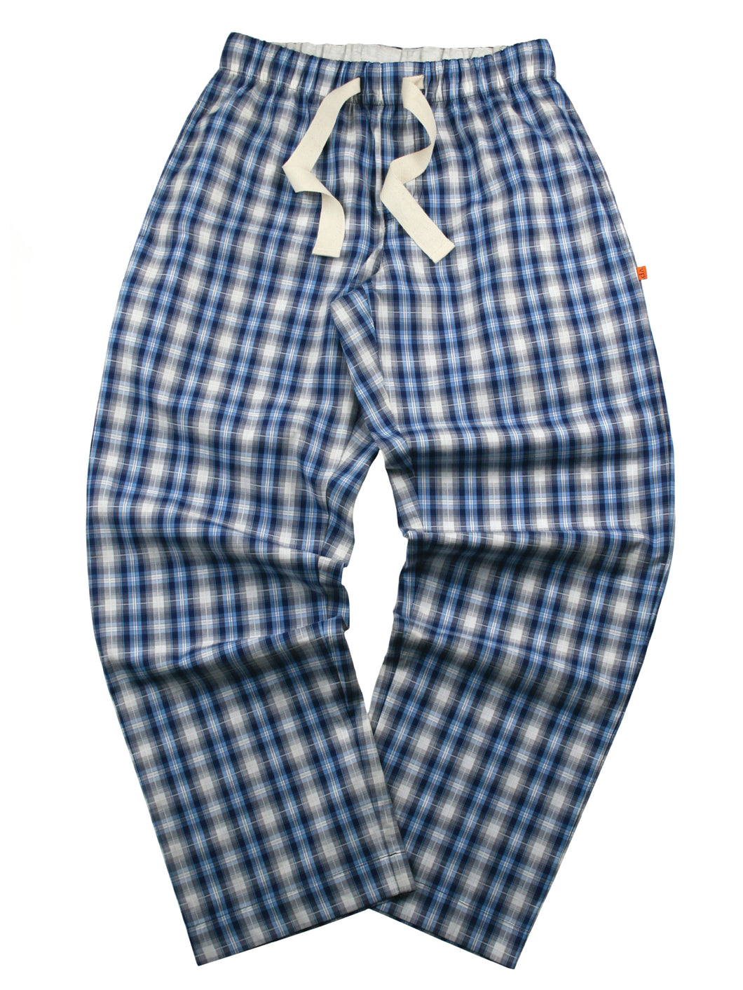 Unisex 'Alix' Blue Check Lounge Pants