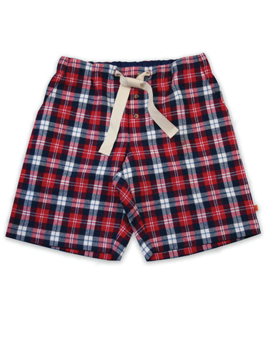 Unisex 'Curtis' Check PJ Lounge Shorts