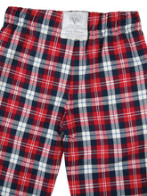 Load image into Gallery viewer, Unisex &#39;Curtis&#39; Red Navy Check Lounge Pants