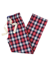 Load image into Gallery viewer, Unisex &#39;Curtis&#39; Red Navy Check Lounge Pants