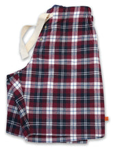 Load image into Gallery viewer, Unisex &#39;Jordan&#39; Burgundy Check Pyjama Lounge shorts