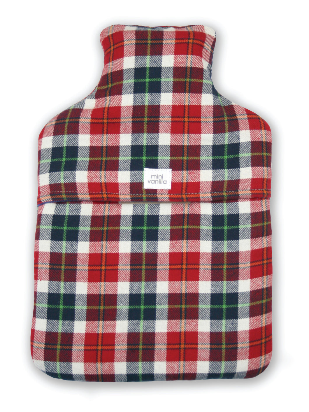 Red Check Hot Water Bottle Cover