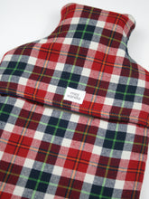 Load image into Gallery viewer, Red Check Hot Water Bottle Cover