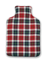 Load image into Gallery viewer, Red Check Hot Water Bottle Cover
