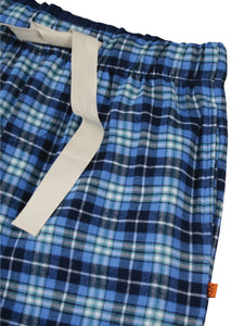 Unisex 'Morgan' Blue Check Lounge Pants