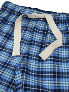 Unisex 'Morgan' Blue Check Lounge Pants