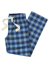 Load image into Gallery viewer, Unisex &#39;Morgan&#39; Blue Check Lounge Pants