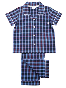 boys traditional cotton pyjamas