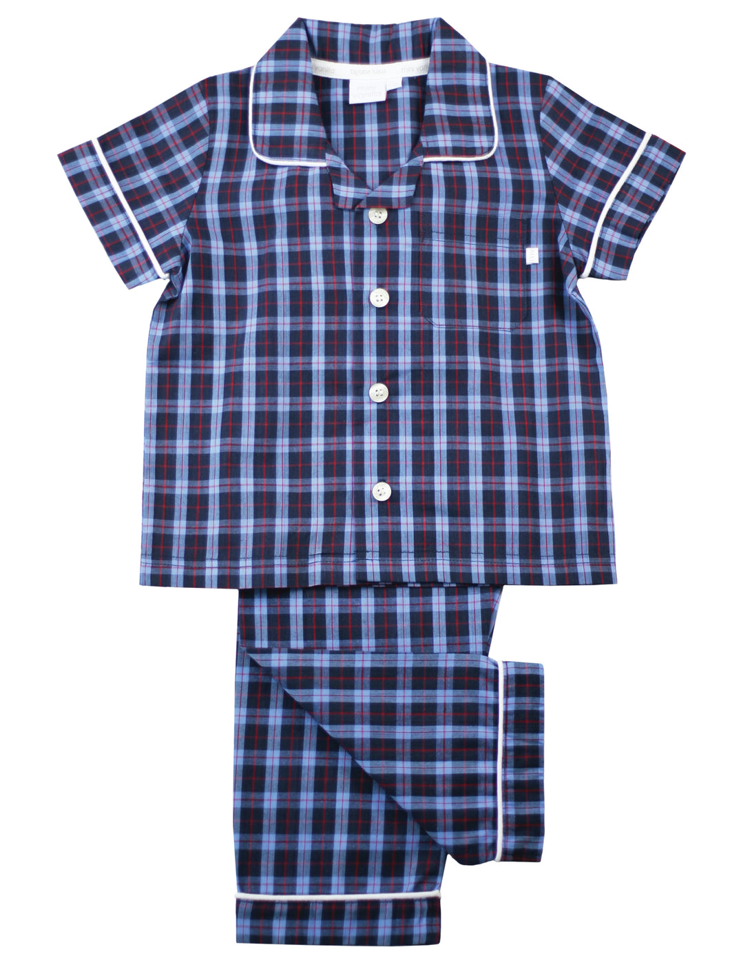 boys traditional cotton pyjamas