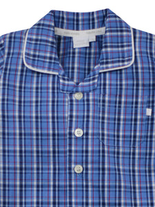 cotton check pyjamas