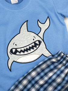 Smiley Shark Shortie Pyjamas