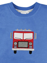 Load image into Gallery viewer, Red Fire Engine Summer Kids Pyjamas for Boys