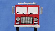 Load image into Gallery viewer, Red Fire Engine Summer Kids Pyjamas for Boys