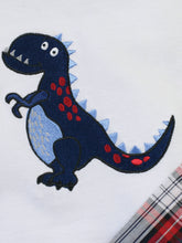 Load image into Gallery viewer, Dino applique pyjamas
