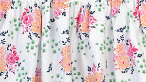 Pink Floral Cotton Short Sleeve Nightgown