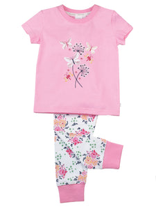 Girls cotton Skinny Fit PJs'