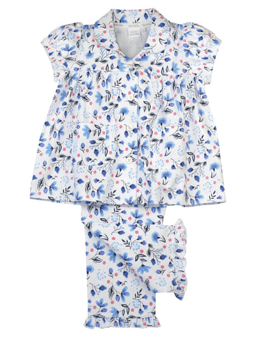 Girl 100% cotton traditional Pyjamas