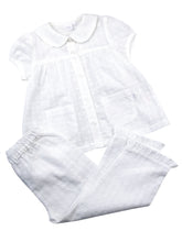Load image into Gallery viewer, Girls Off-White Summer Embroidery Anglaise Pyjamas