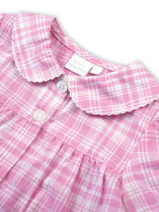 Pink and White Check Summer Pyjamas