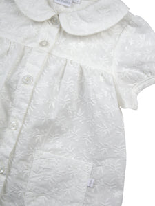 Girls Vanilla White Cotton PJ set