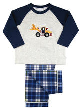 Load image into Gallery viewer, Big Yellow Digger Cotton Pyjamas for Boys
