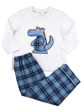 Load image into Gallery viewer, Cute Crocodile Morgan Check Boys Pyjamas